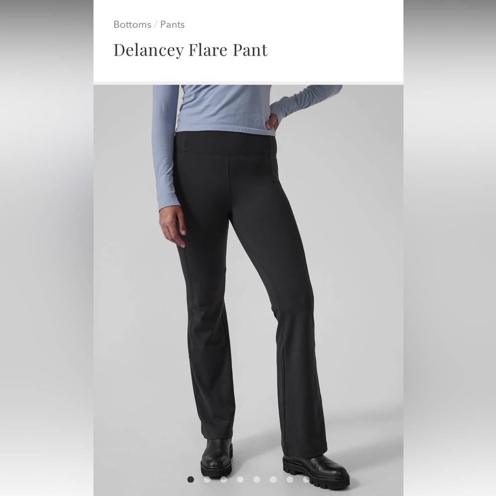 Athleta Delancey Flare Black S